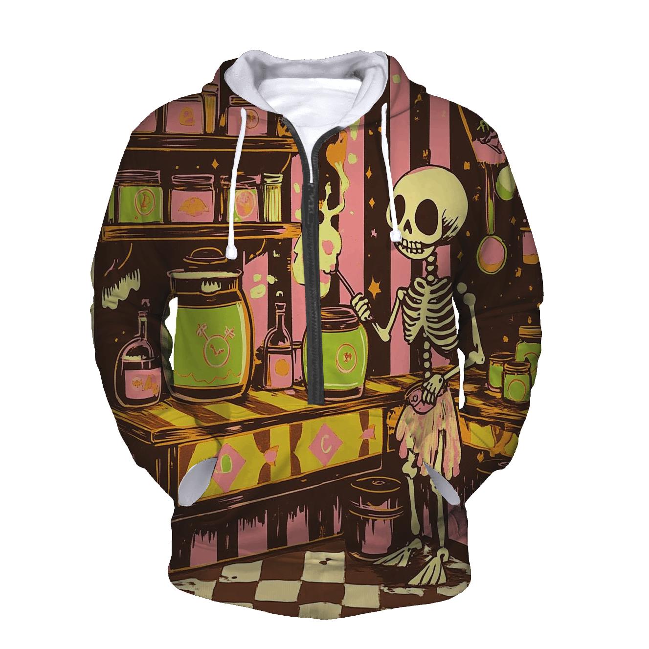 Creepy-Cute Candy Laboratory zip-up hoodies