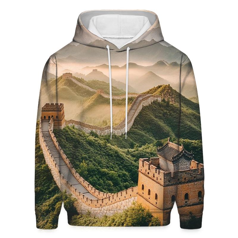 Great Wall Of China - Beijing graphic hoodies