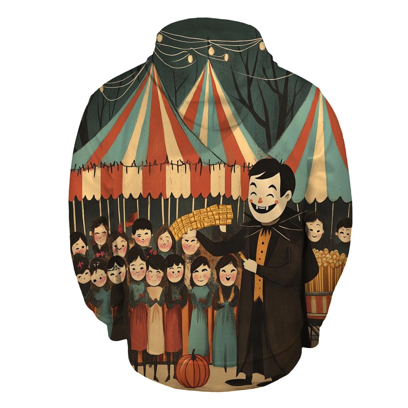 Cobweb Carnival Midway Halloween hoodies fashion