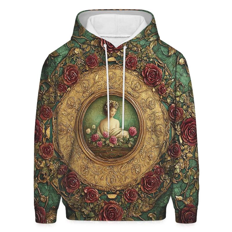 Klimt Inspired Golden Garden custom hoodies