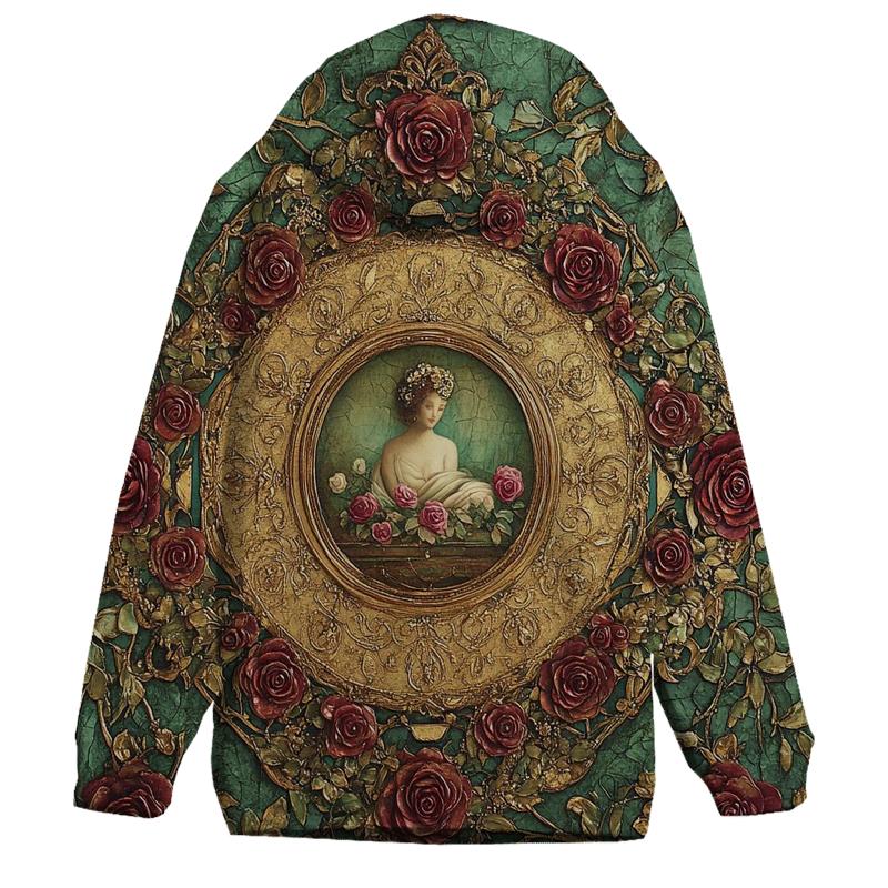 Klimt Inspired Golden Garden custom hoodies