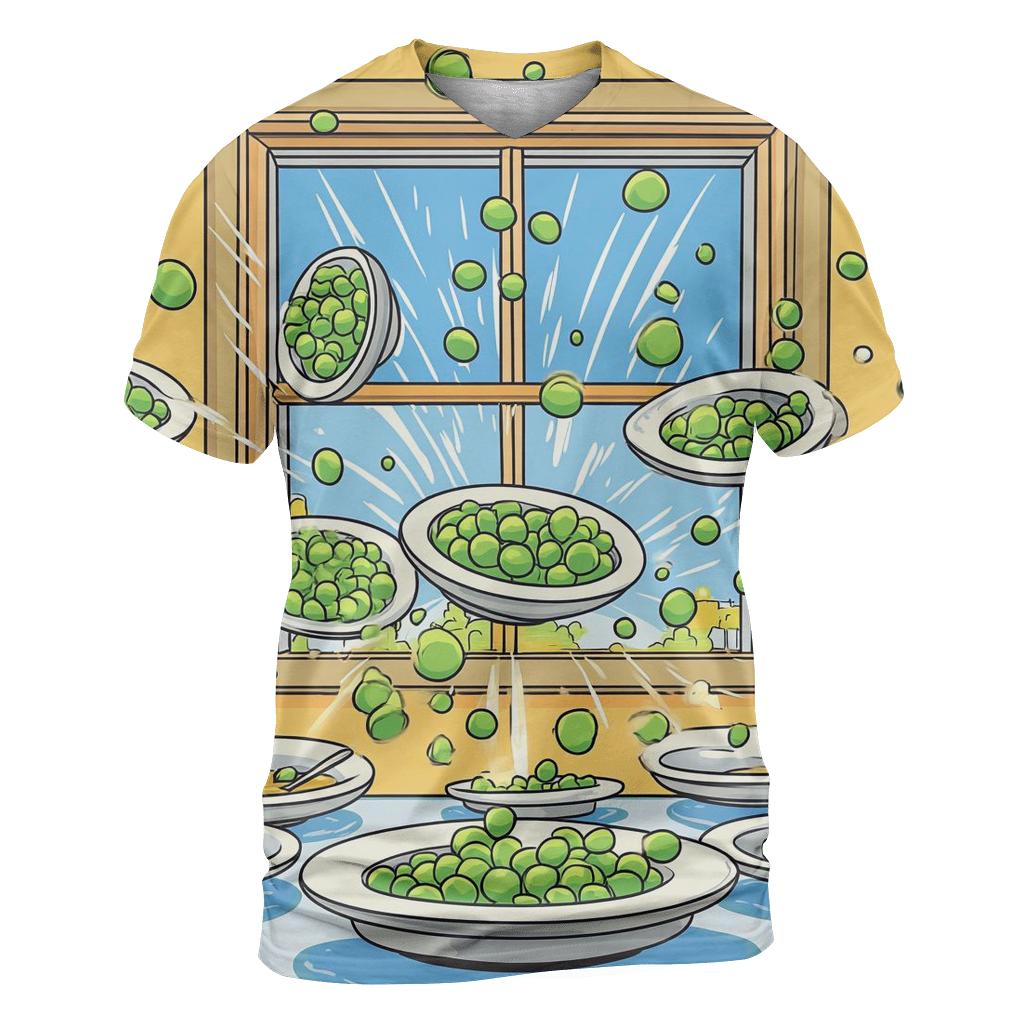 Family Dinner Anarchy artistic all-over print tops