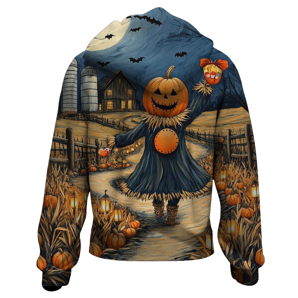 Harvest Lantern Haunted Trail zip-up hoodies