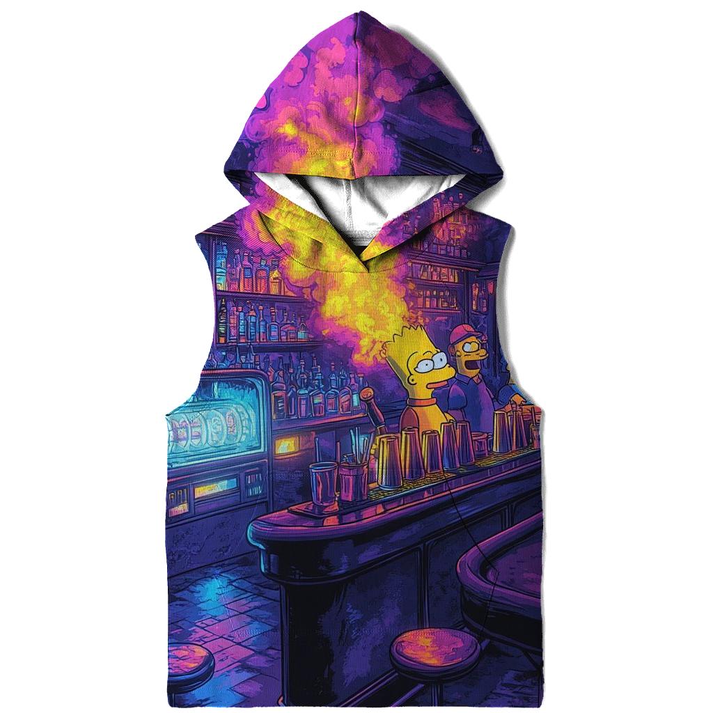 Moes Neon Nightcap custom hoodies