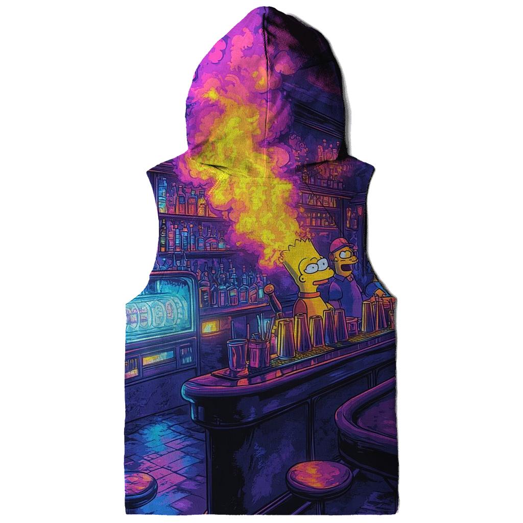 Moes Neon Nightcap custom hoodies