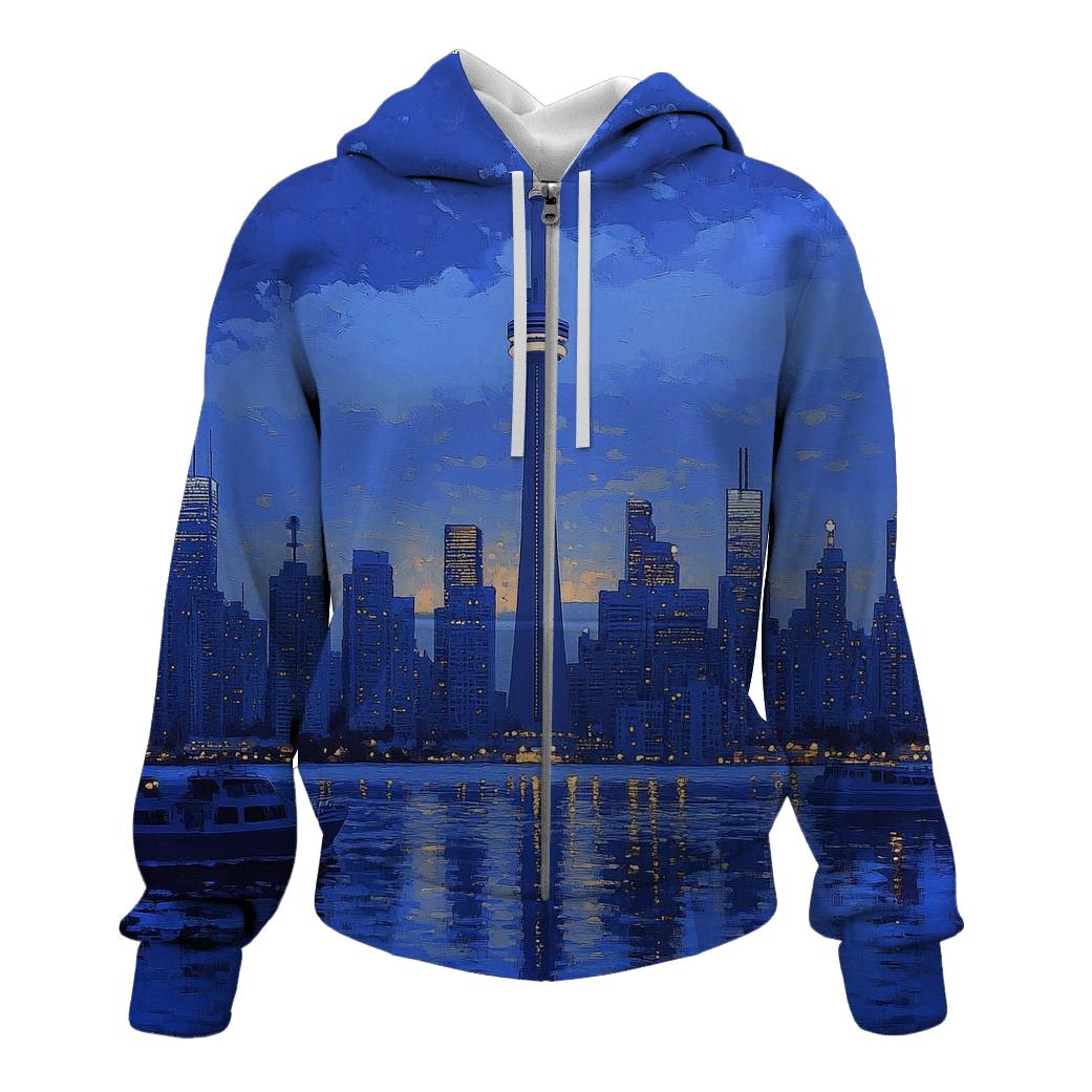 CN Tower - Toronto embroidered hoodies