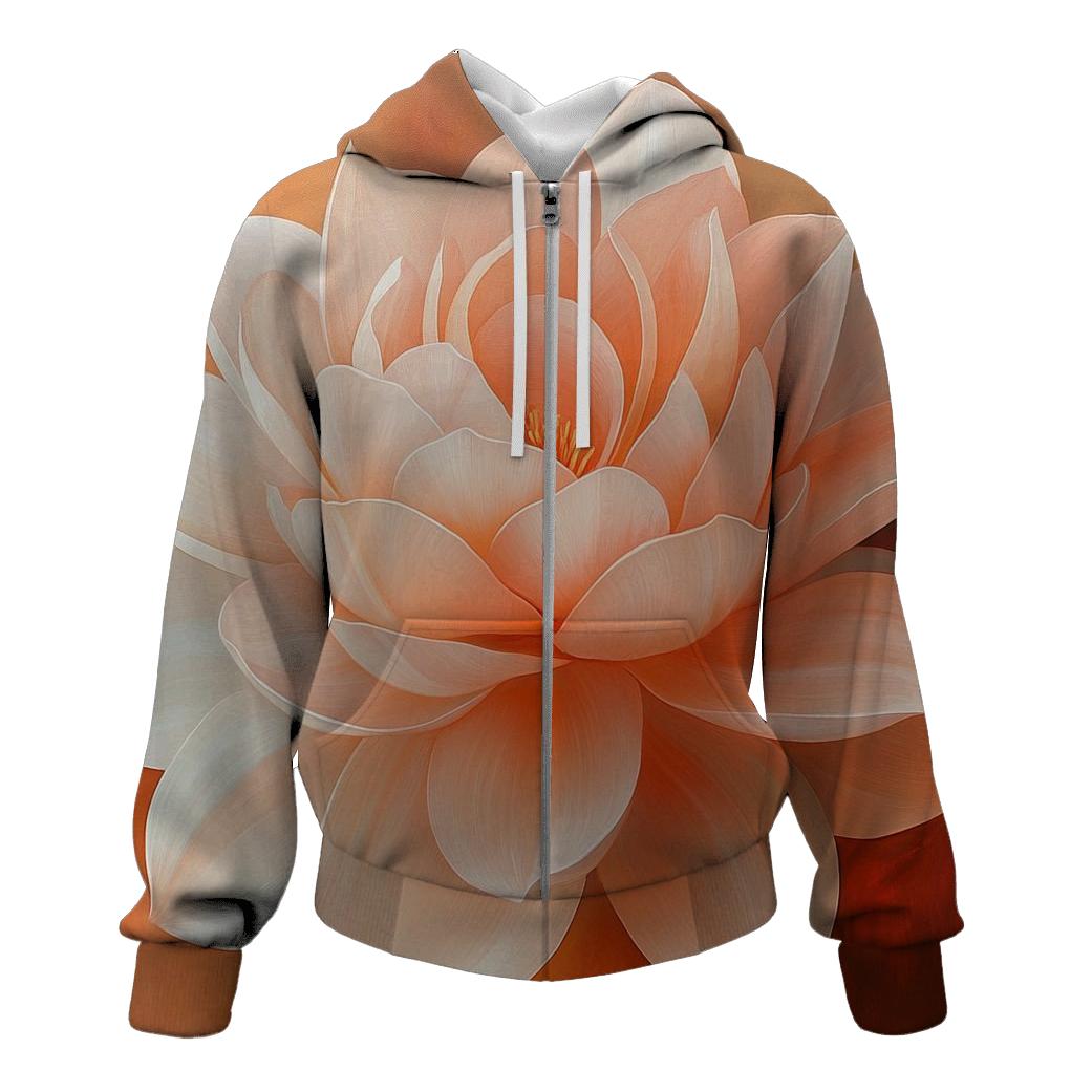 Georgia Okeeffe Inspired Desert Flowers premium hoodies