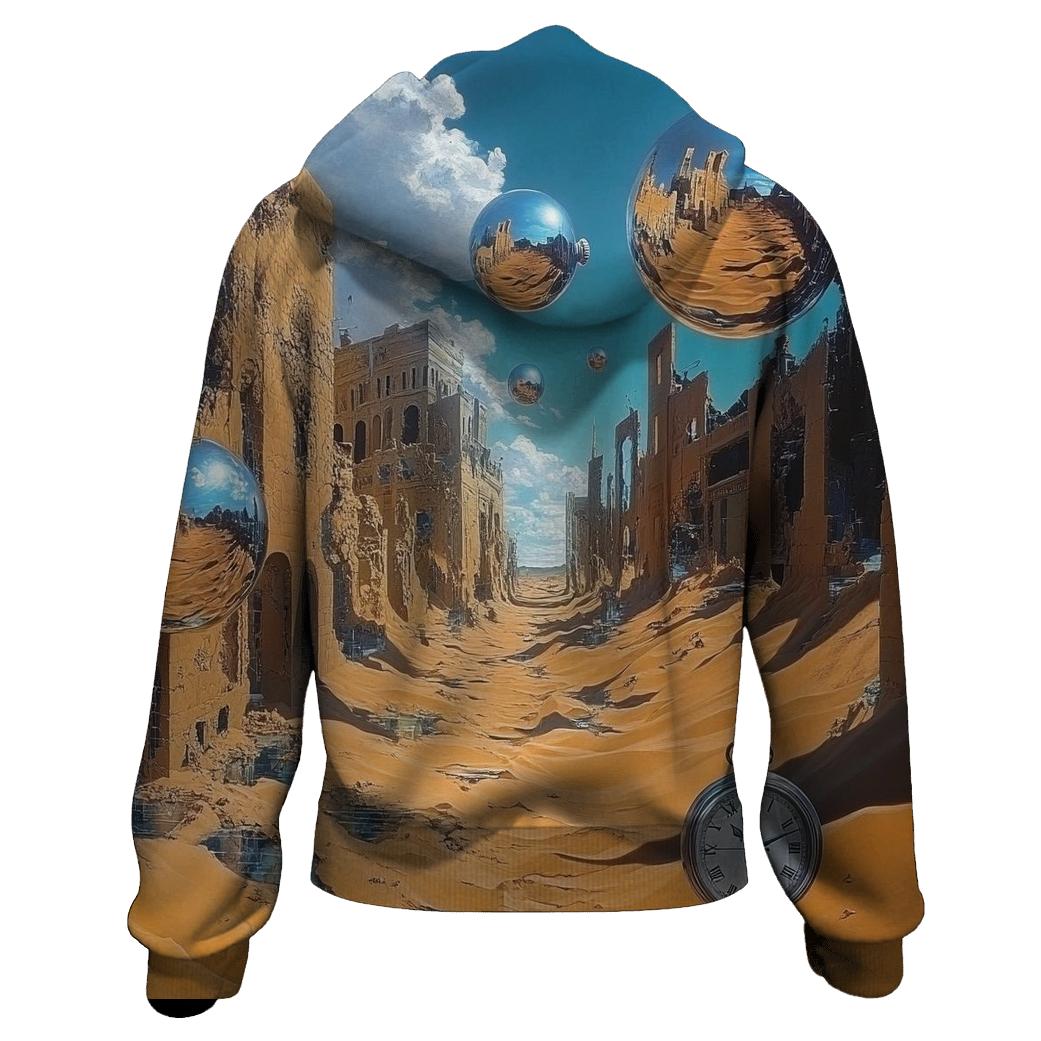 Dali Inspired Desert Dreams pullover hoodies