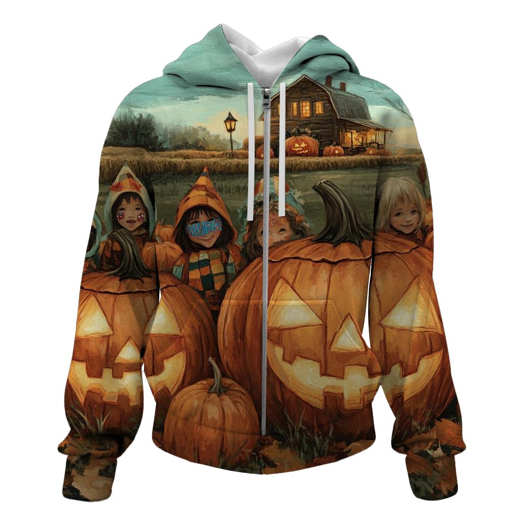 Pumpkin Patch Haunted Harvest heavyweight hoodies