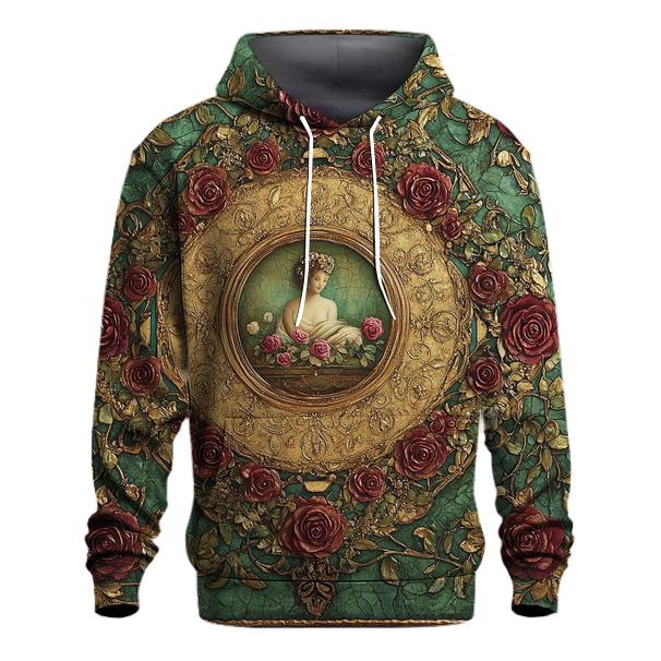 Klimt Inspired Golden Garden pullover hoodies