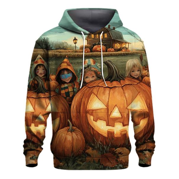 Pumpkin Patch Haunted Harvest zip-up hoodies
