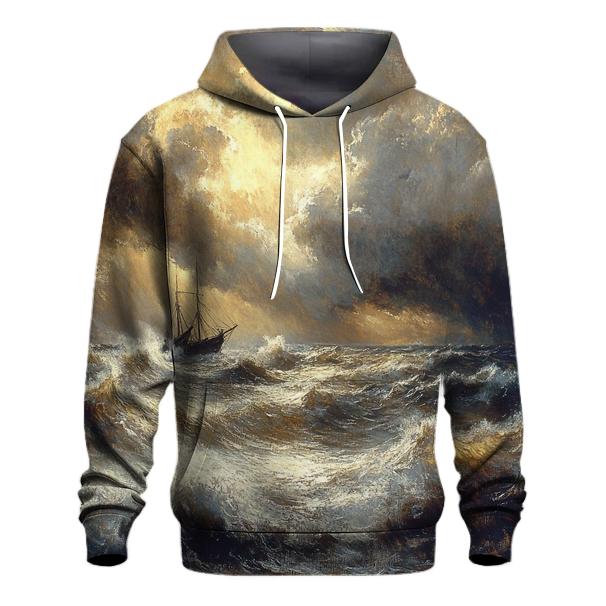 Turner Inspired Stormy Sea lightweight hoodies