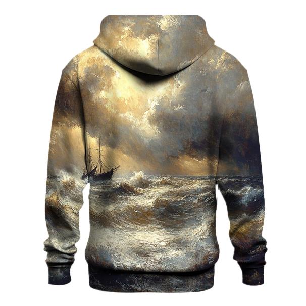 Turner Inspired Stormy Sea lightweight hoodies