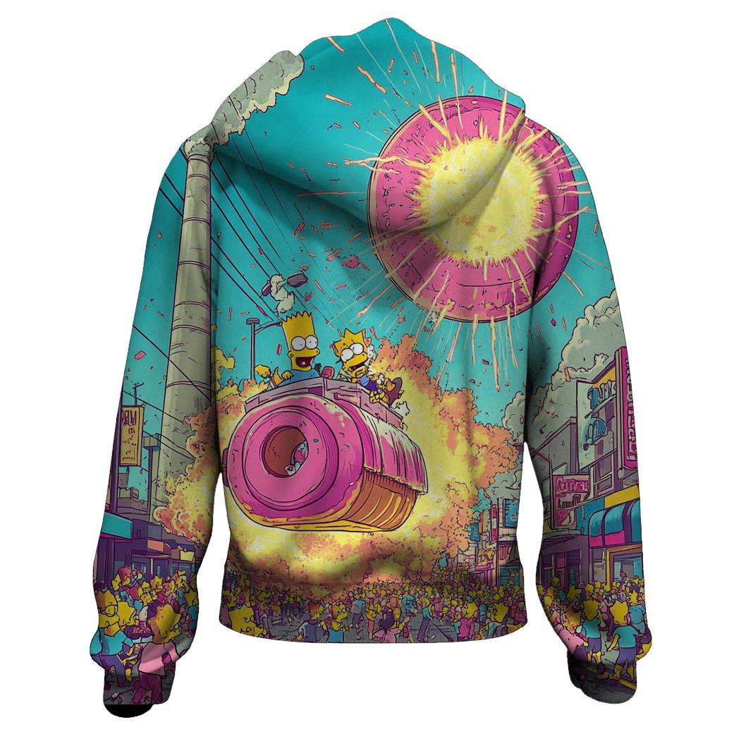Springfield Sunset Stampede zip-up hoodies