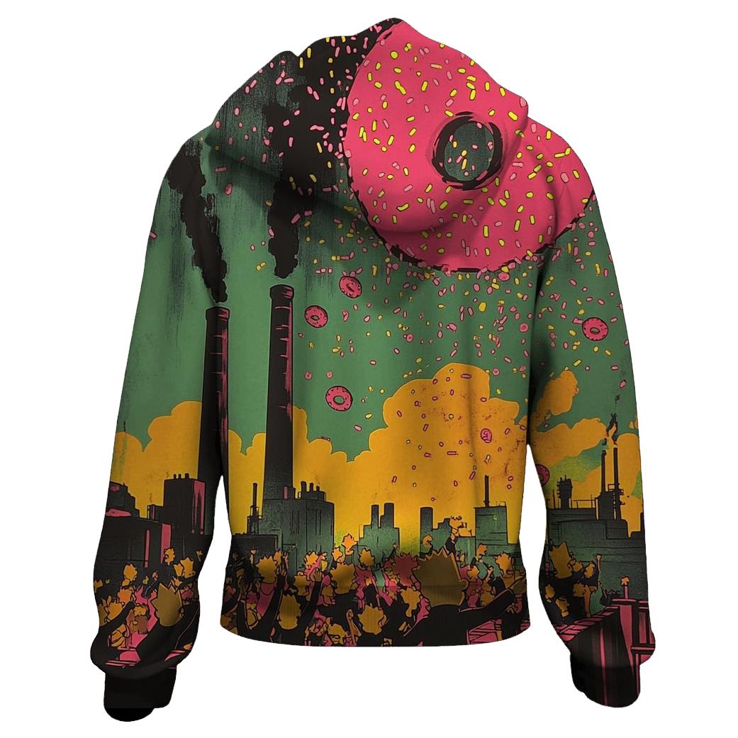 Donut Meteor Shower premium hoodies