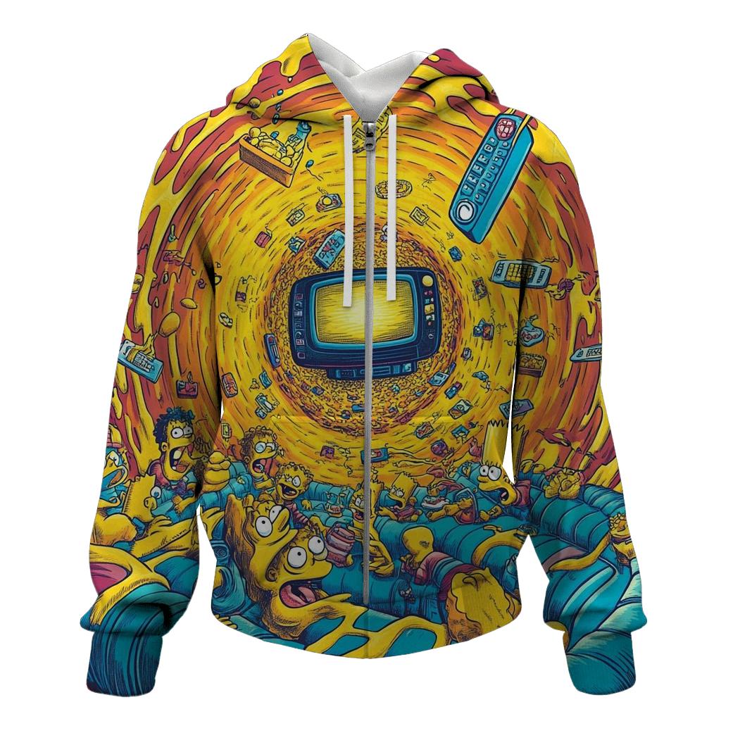 Couch Gag Kaleidoscope heavyweight hoodies