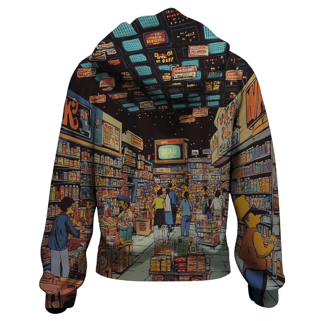 Kwik E Mart Night Market embroidered hoodies