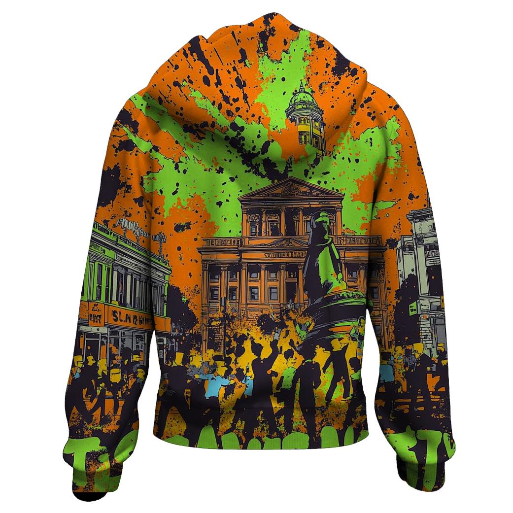 Town Square Mayhem Mosaic hoodie designs
