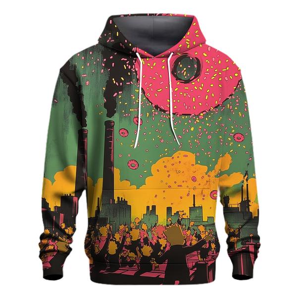 Donut Meteor Shower designer hoodies
