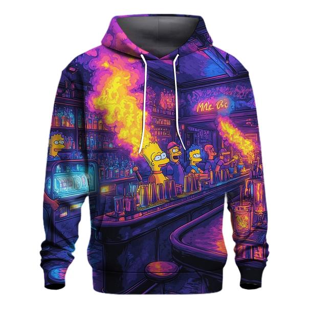 Moes Neon Nightcap zip-up hoodies