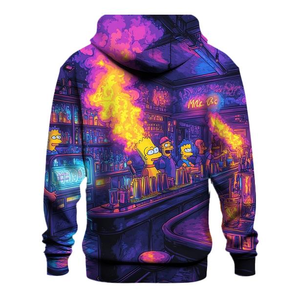 Moes Neon Nightcap zip-up hoodies