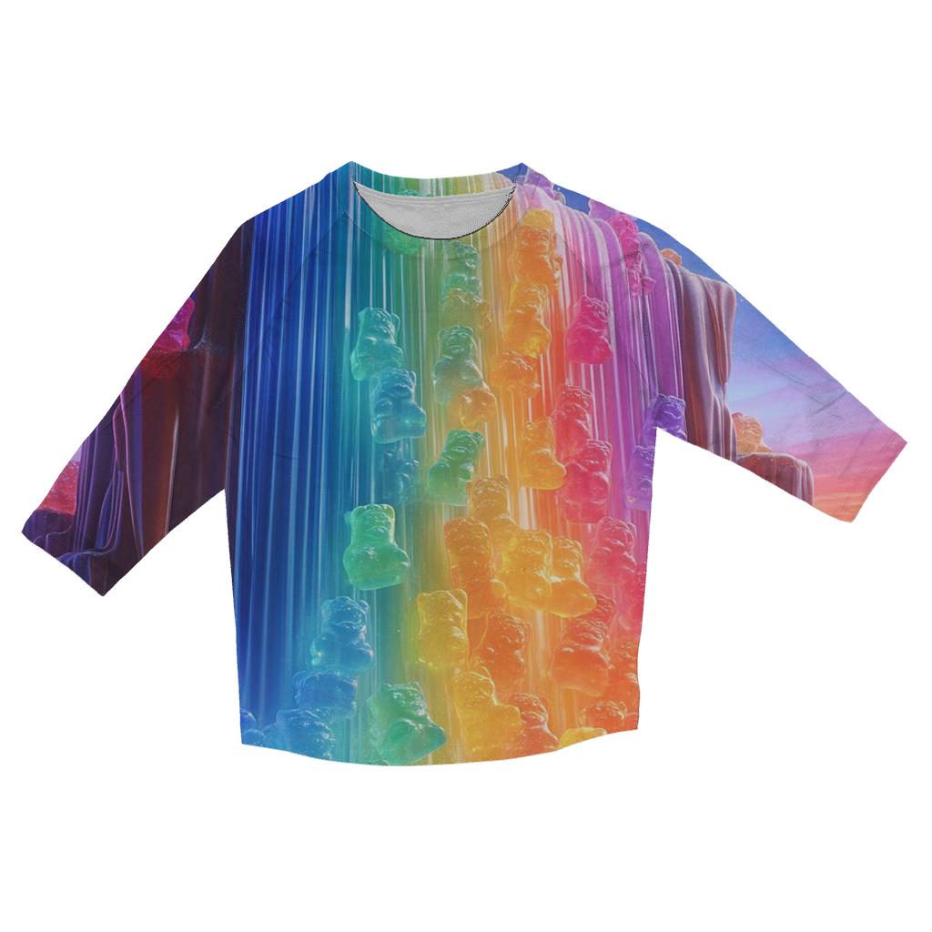 Gummy Galaxy Cascade stylish quarter sleeve tops