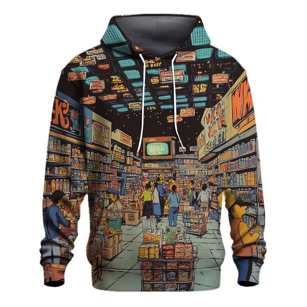Kwik E Mart Night Market lightweight hoodies