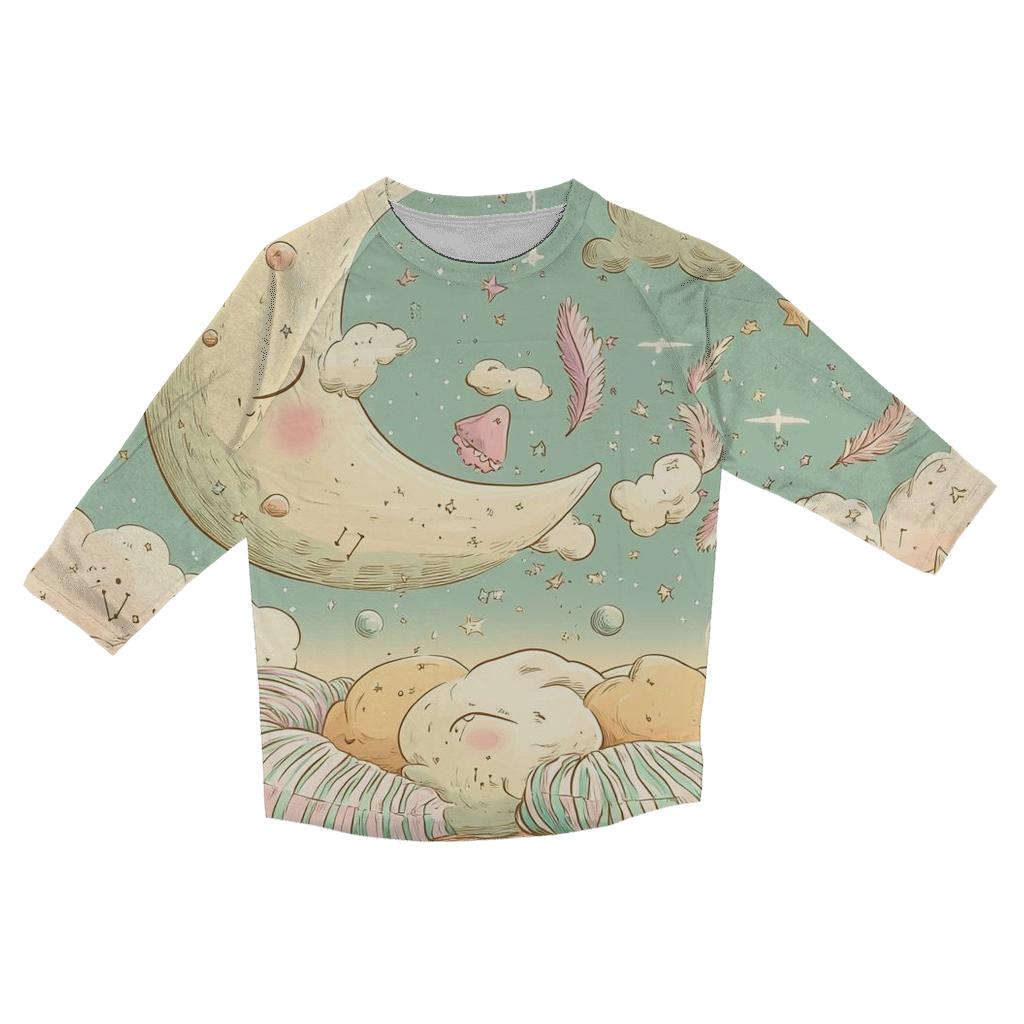 Pajama Planet Pajama Party custom 3/4 sleeve shirts