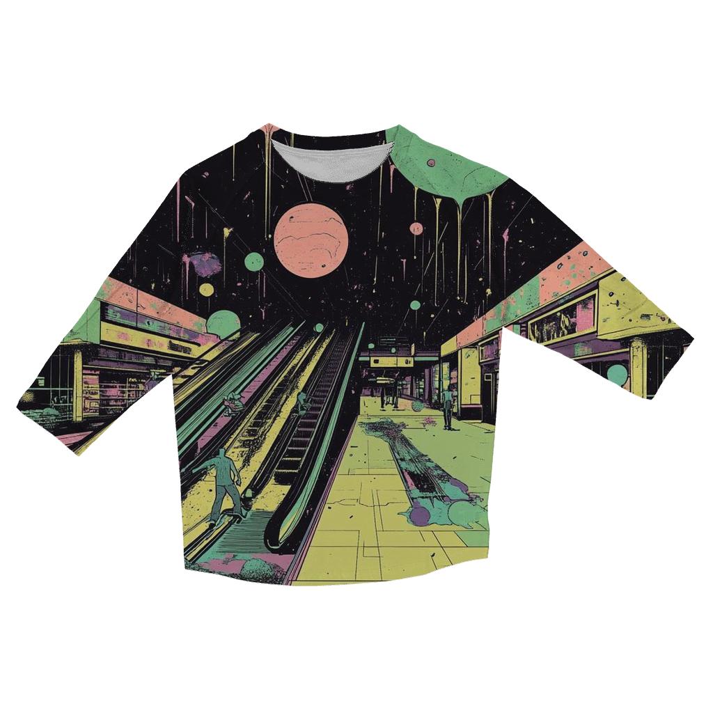 Mutant Mall Skate Spectacle stylish quarter sleeve tops