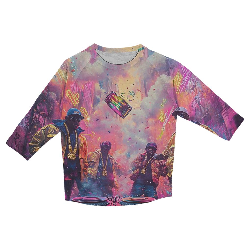 Ghetto Supastar Neon Opera casual three quarter sleeve shirts