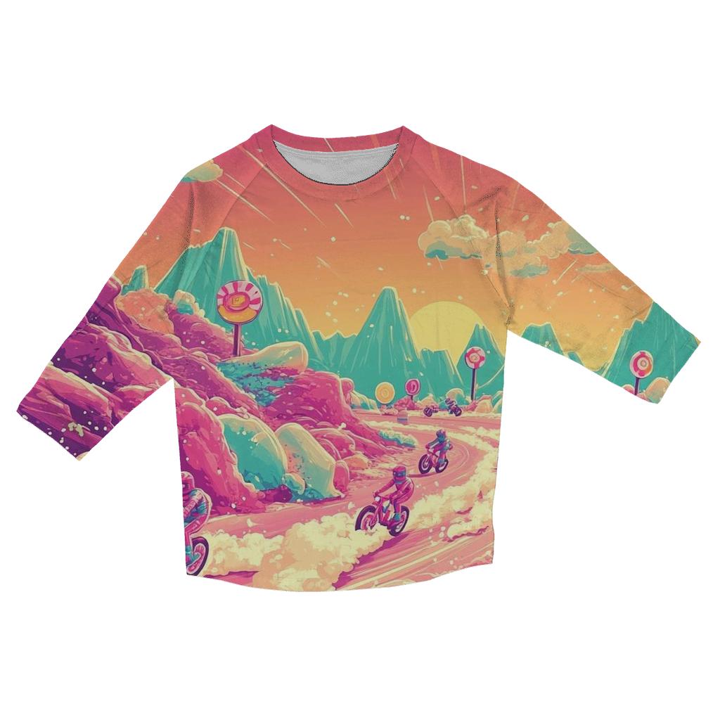 Bubblegum Biker Brigade stylish quarter sleeve tops