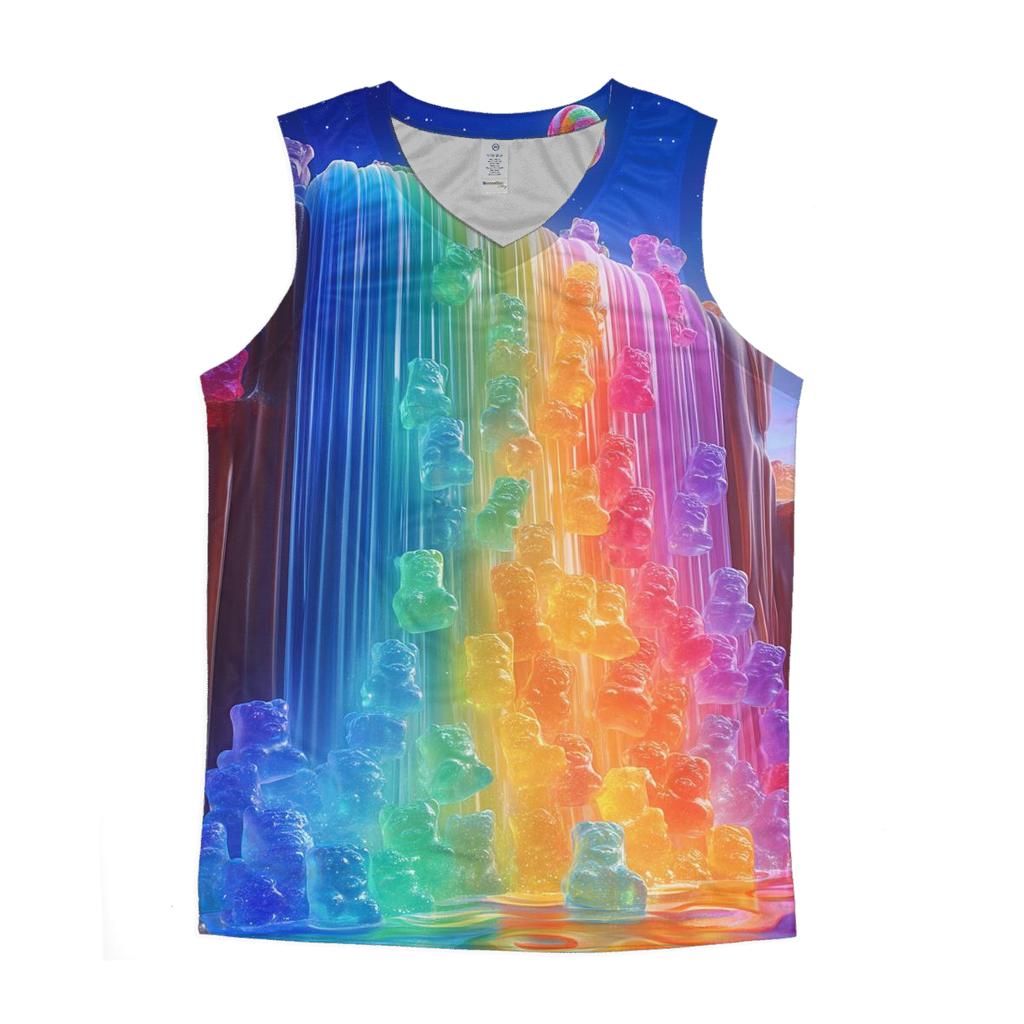 Gummy Galaxy Cascade casual summer tank tops