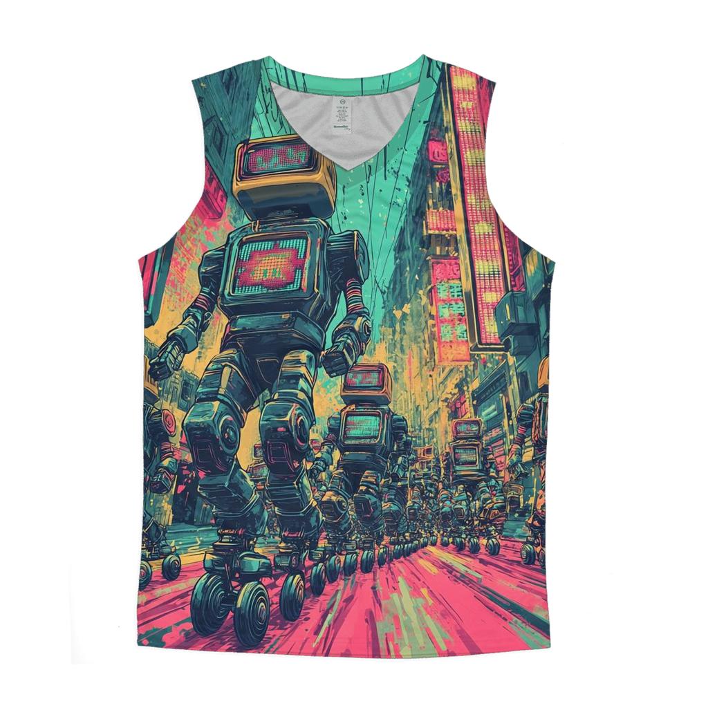 Robo-Rad Roller Ruckus cotton sleeveless tops