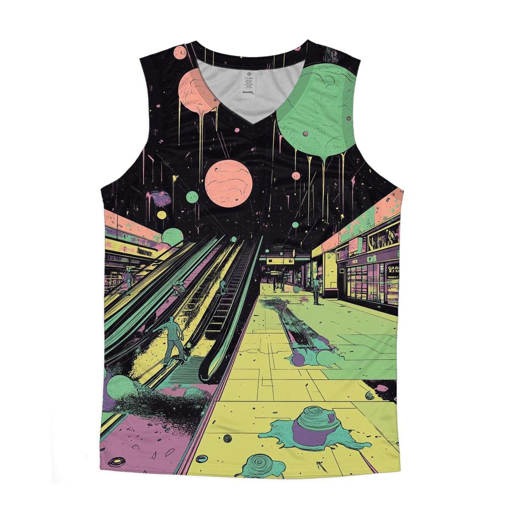 Mutant Mall Skate Spectacle graphic print tank tops