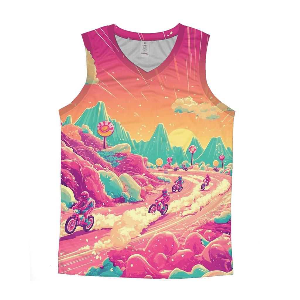 Bubblegum Biker Brigade trendy fitted tank tops