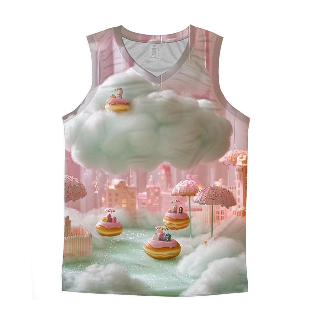 Candy Cloud Commuters designer workout tanks