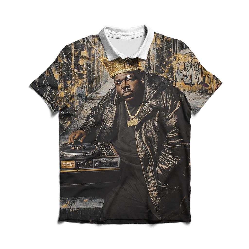 Crown And Concrete Legends branded logo polo shirts