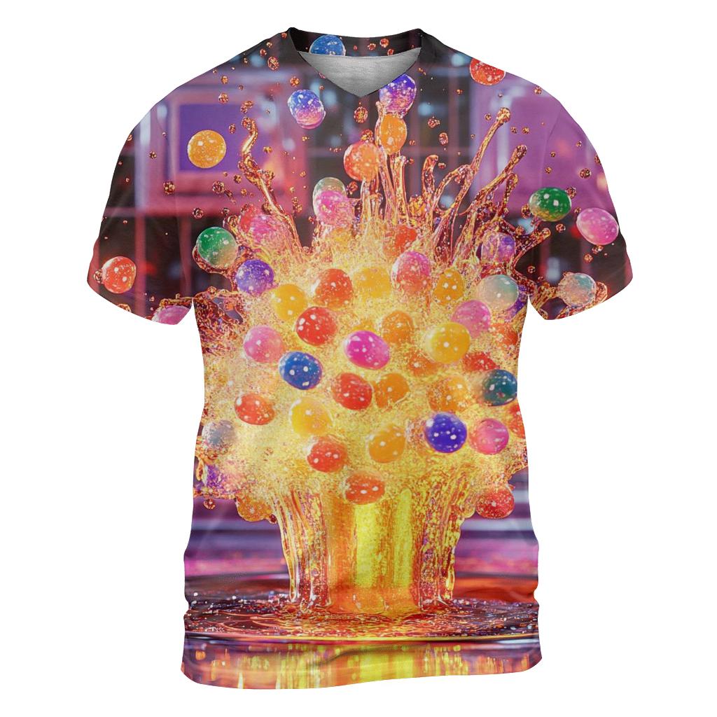 Soda Fountain Supernova creative print fashion shirts