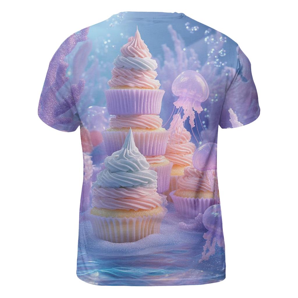 Cupcake Coral Reef statement graphic shirts