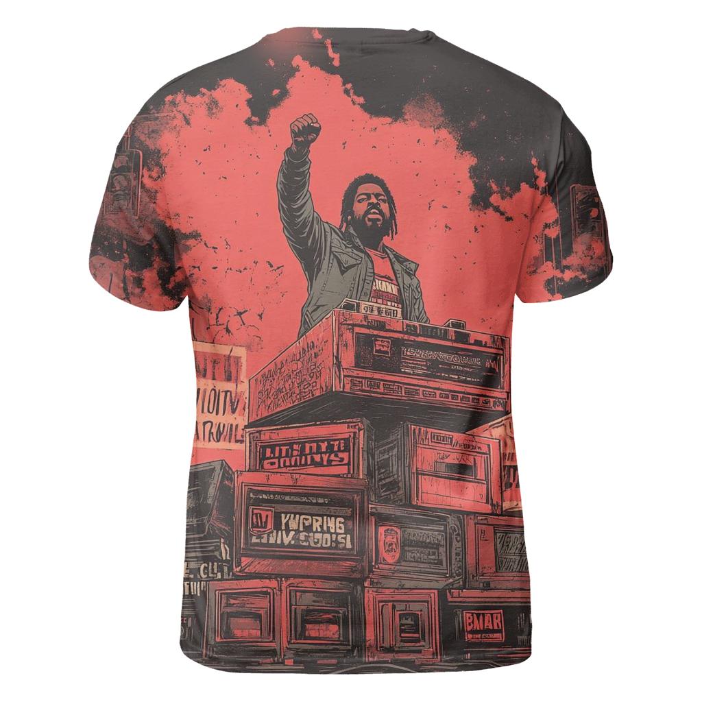 Ice Cube Concrete Sermon vibrant all-over design tees