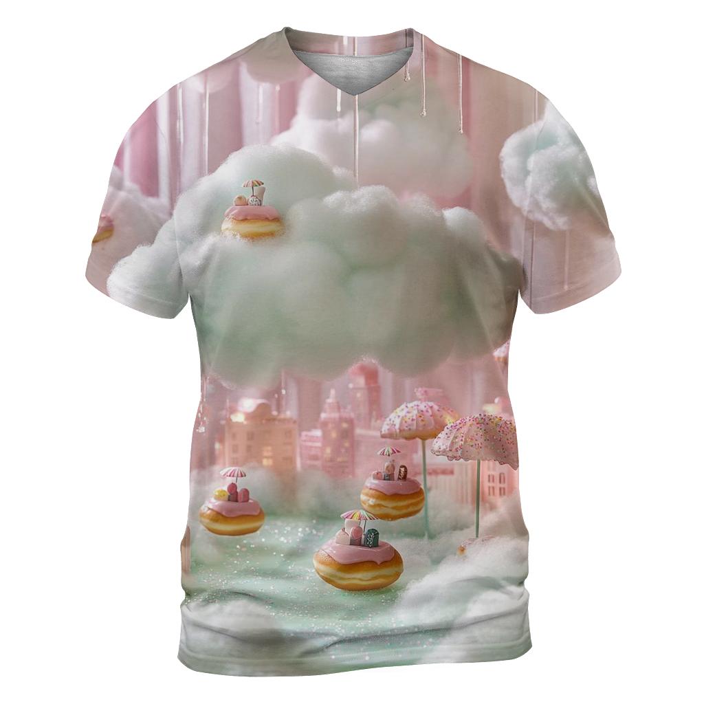 Candy Cloud Commuters statement graphic shirts