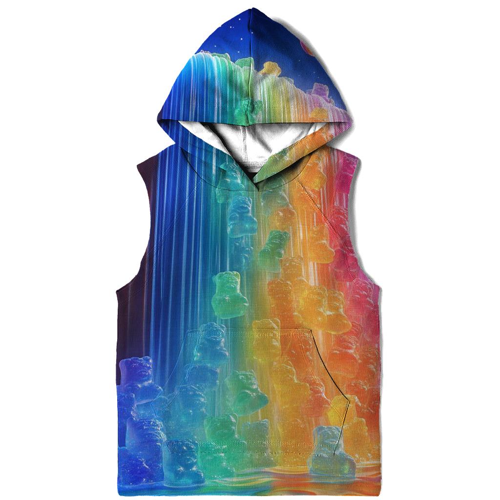 Gummy Galaxy Cascade printed hoodies