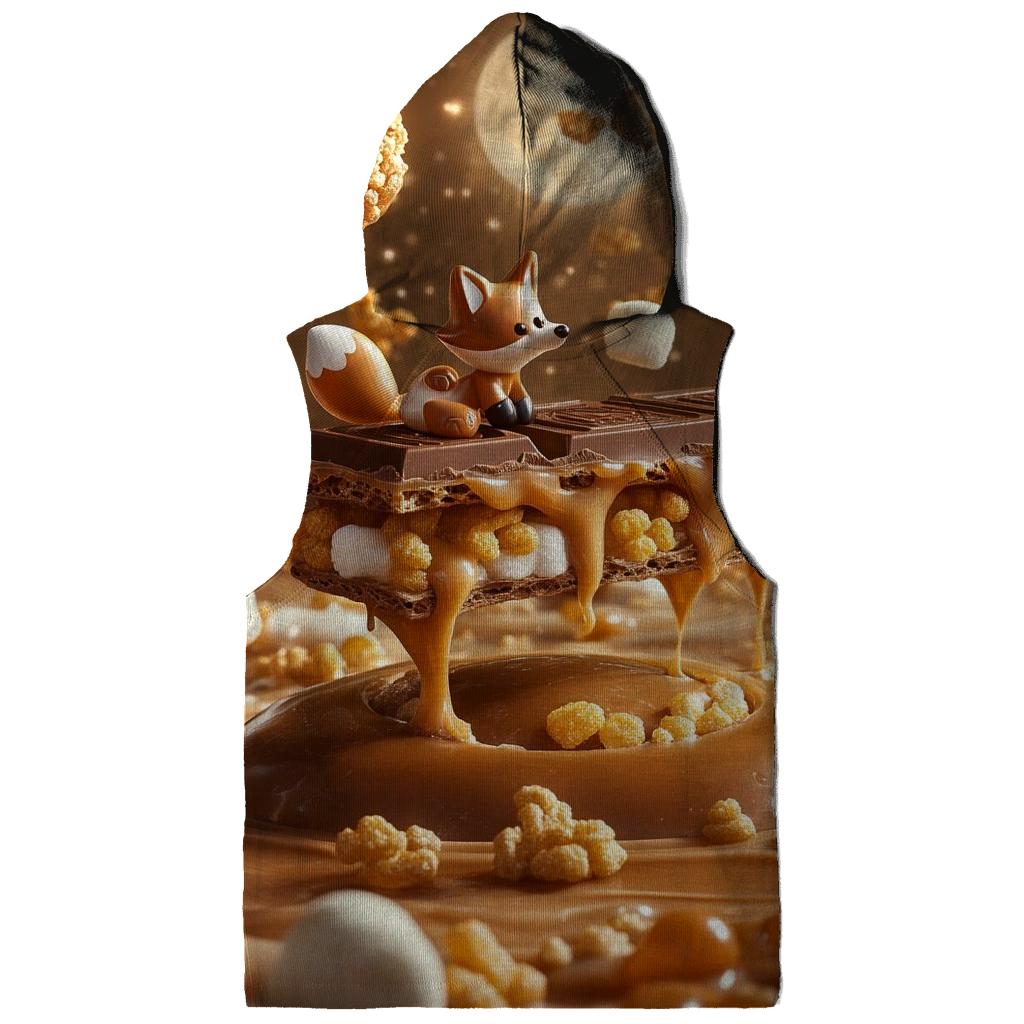 Chocolate Asteroid Garden designer hoodies