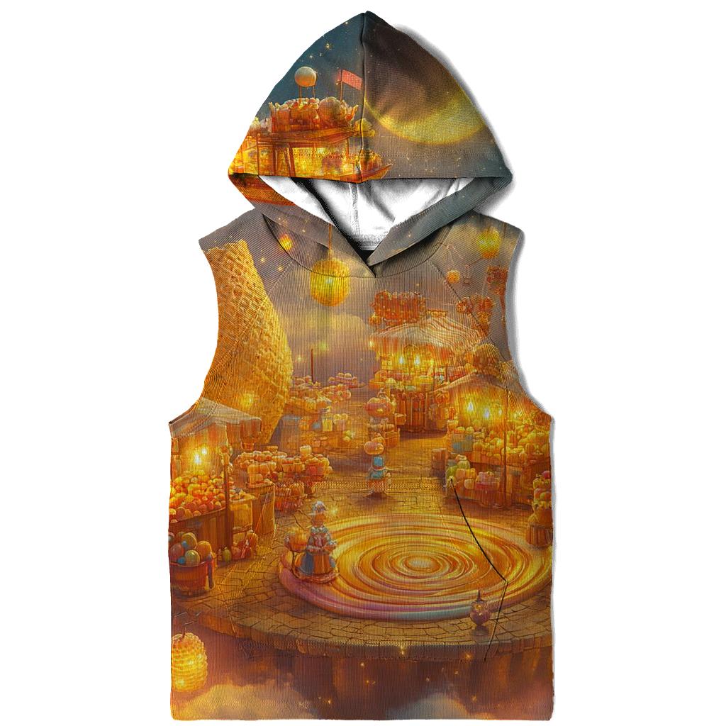 Marshmallow Moon Market embroidered hoodies