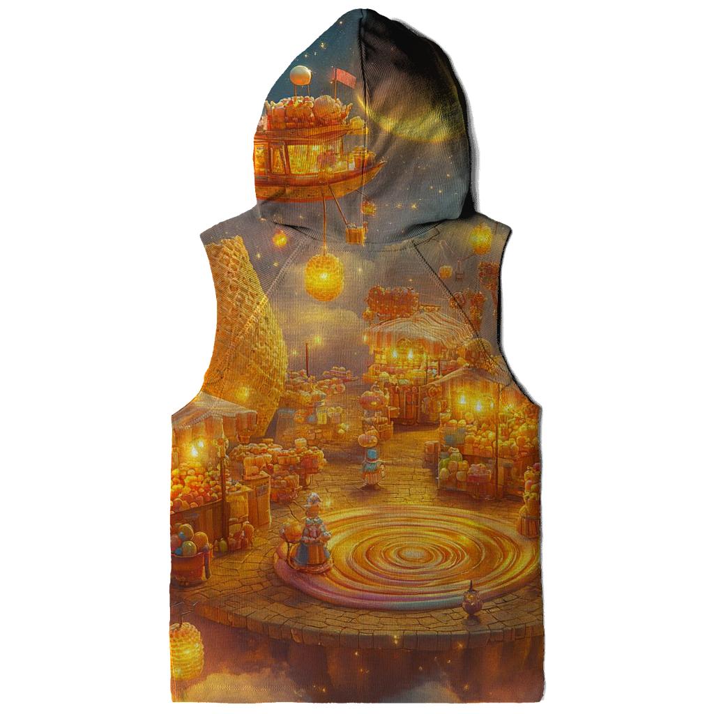 Marshmallow Moon Market embroidered hoodies