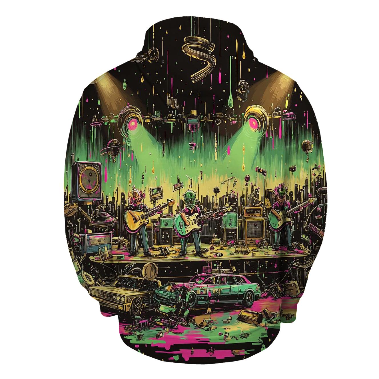 Galactic Garage Band Showdown custom hoodies