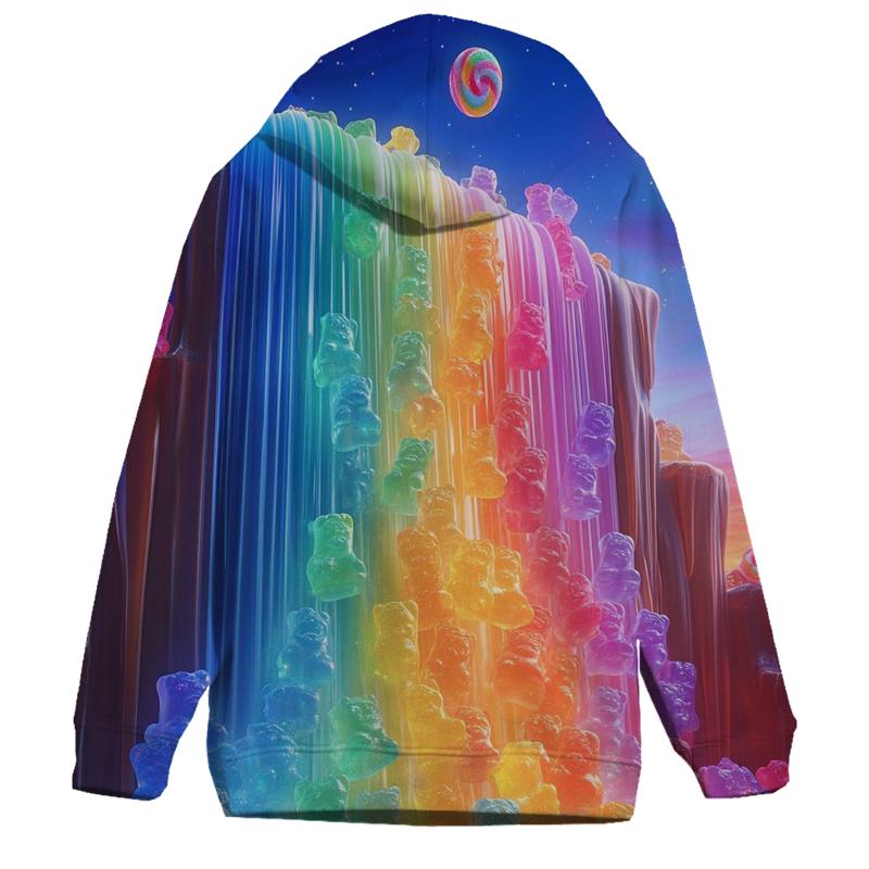 Gummy Galaxy Cascade lightweight hoodies