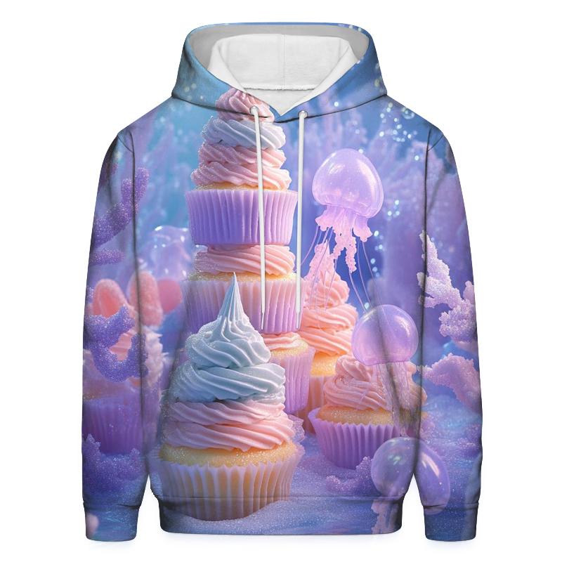 Cupcake Coral Reef zip-up hoodies