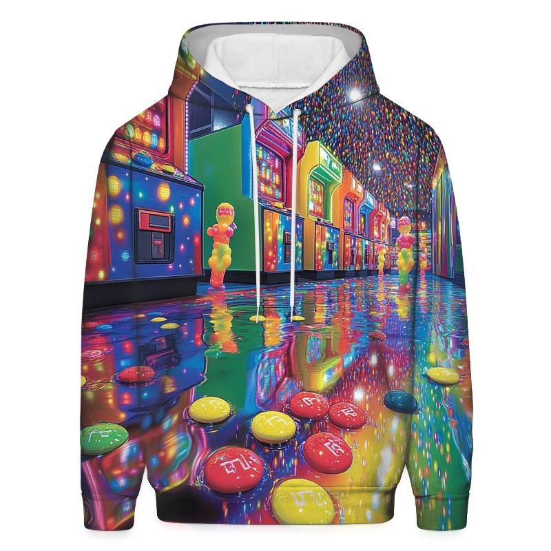 Skittle Rain Arcade hoodie designs