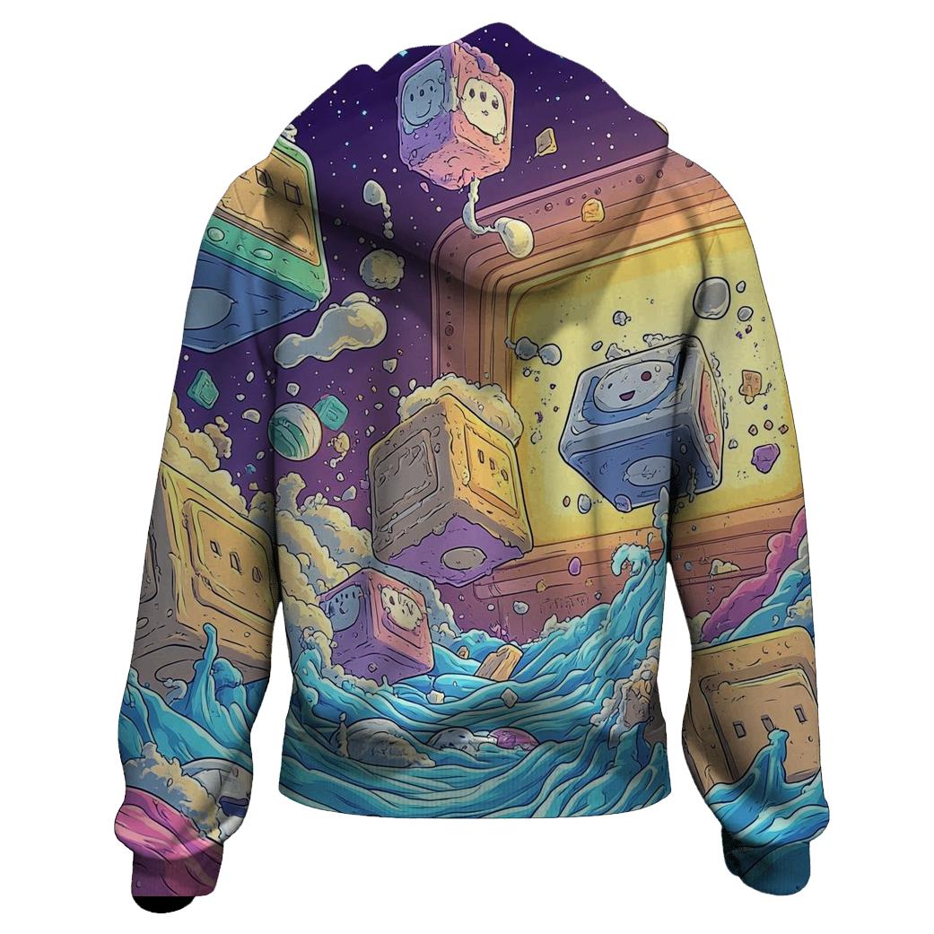 Cosmic Cereal Crash lightweight hoodies